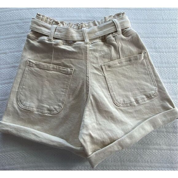 AMERICAN RAG JUNIORS 3/26 PAPER BAG WAIST SHORTS - Picture 7 of 11